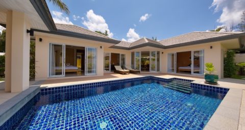 2 bedroom pool villa beach access