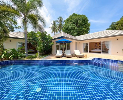 2 bedroom pool villa beach access