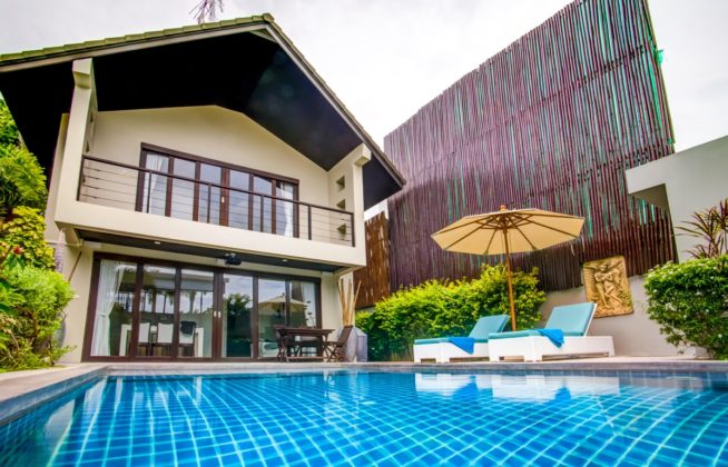 3 bedroom pool villa, close to beach, koh samui