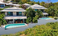 2 villas, 8 bedrooms, sea views koh samui