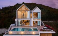 Samui sunset sea view villa