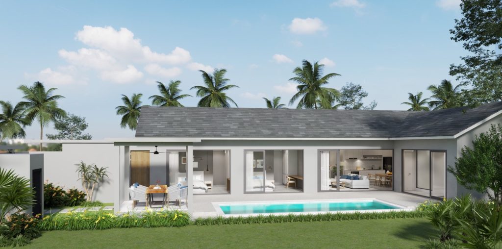 3 bedroom pool villa, koh samui