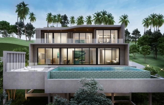 Koh Samui 3 bed sea view villa