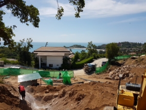 Koh Samui Villa start of construction