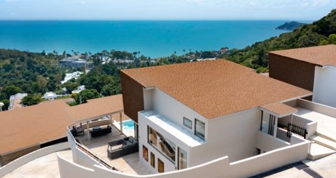 2 bedroom sea view villa with pool, koh samui, thailand