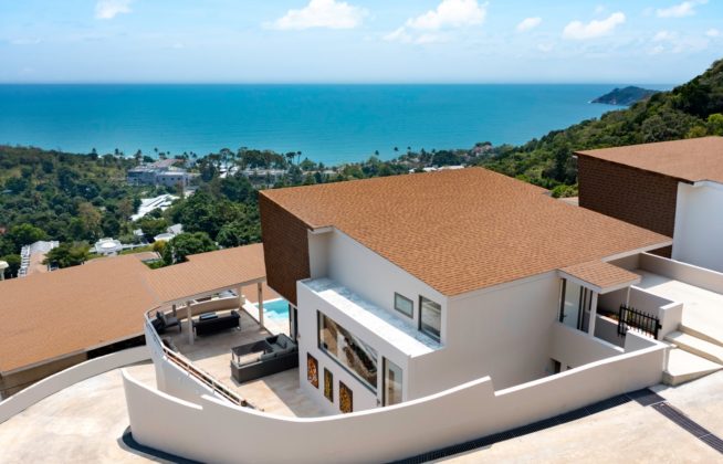 2 bedroom sea view villa with pool, koh samui, thailand