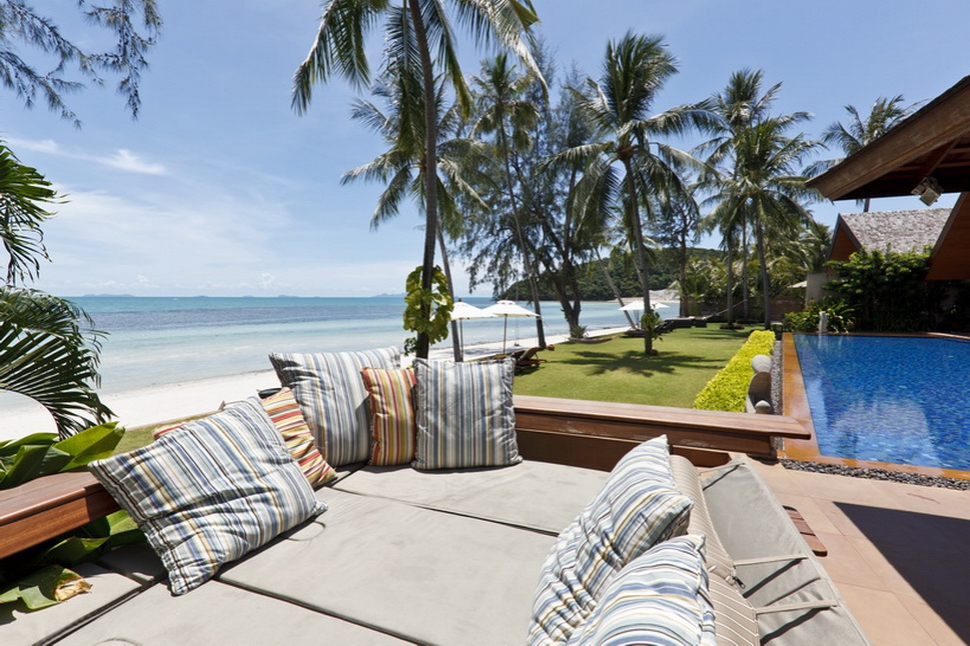 Ban Suriya - Beachfront Villa in Lipa Noi Koh Samui - 6 Bedrooms