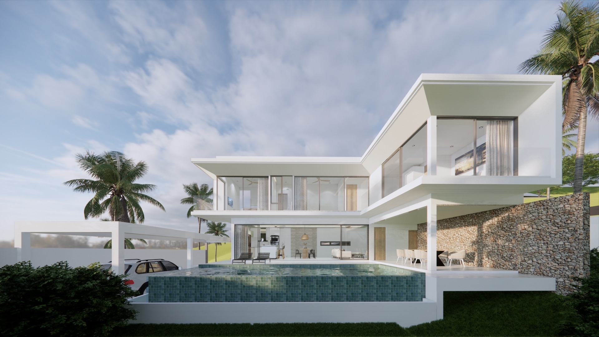 1 3 bedroom pool villa, koh samui