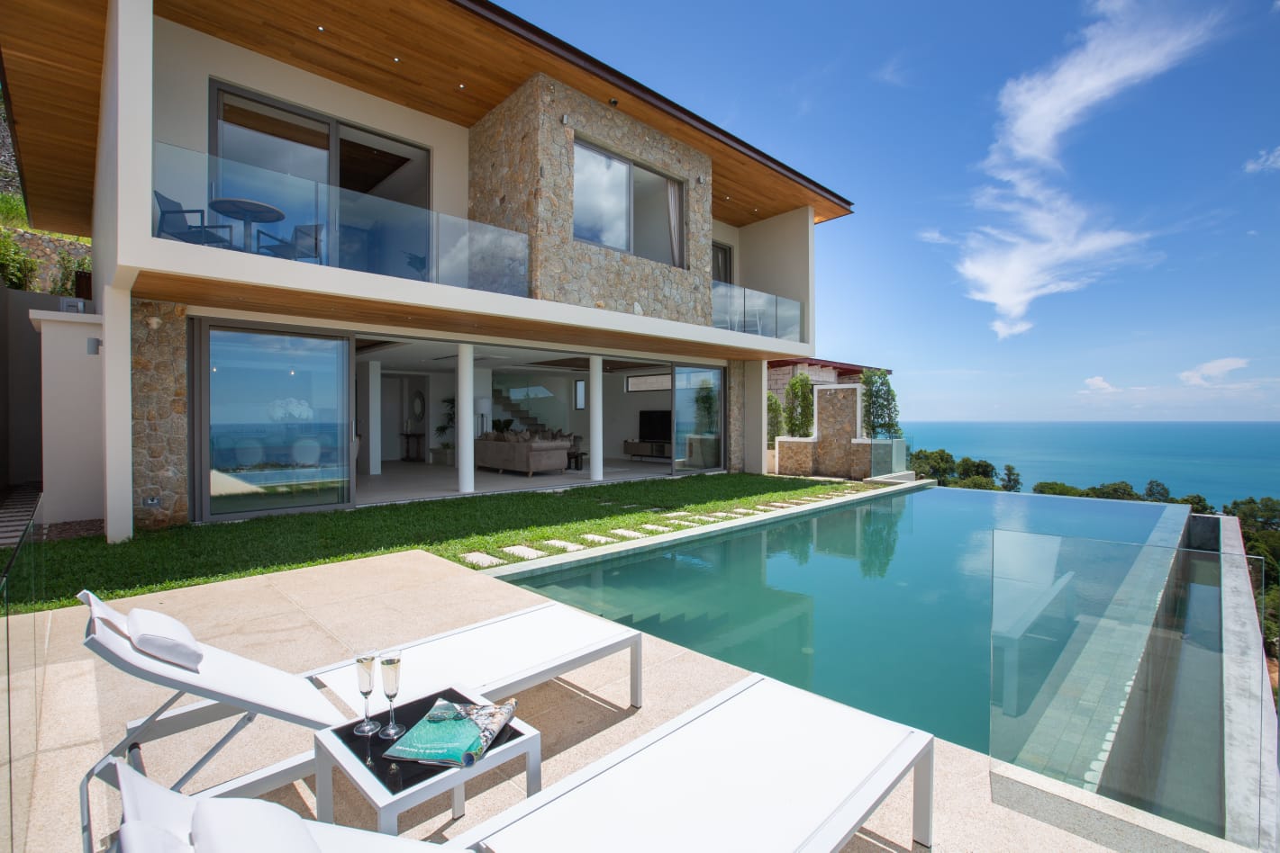 4 bedroom sea view villa koh samui thailand