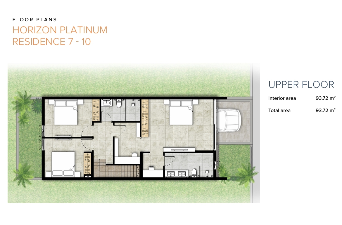 3 bed 2.5 bath Townhouses Property for sale in Koh Samui in Choeng Mon – HS0852