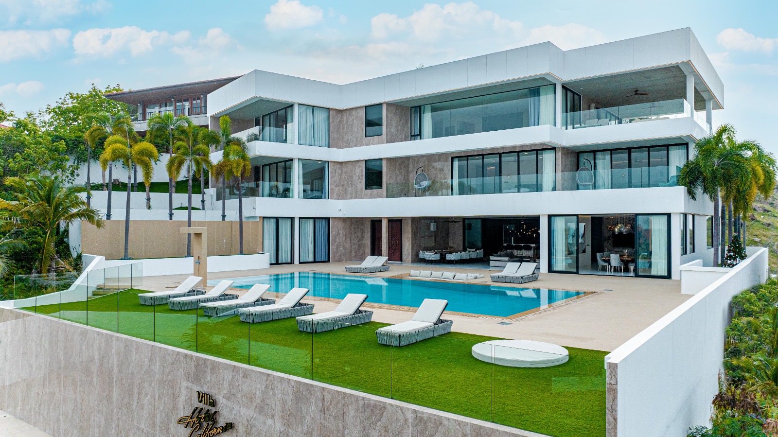 1 7 bedroom sunrise, sunset villa, koh samui