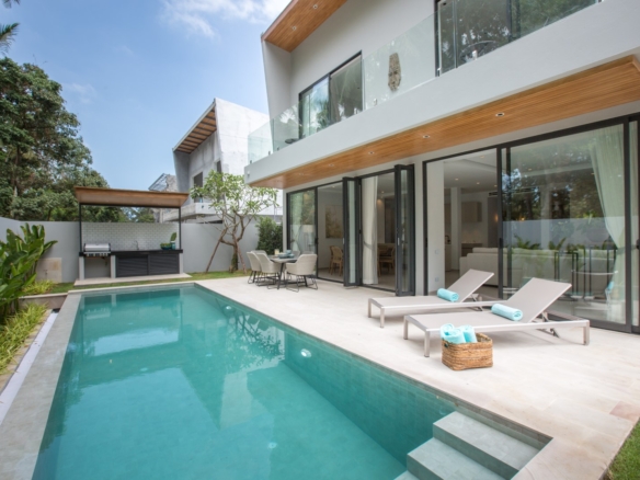 3 bedroom, 2.5 bathroom, villa with swimming pool, chaweng, koh samui, thailand