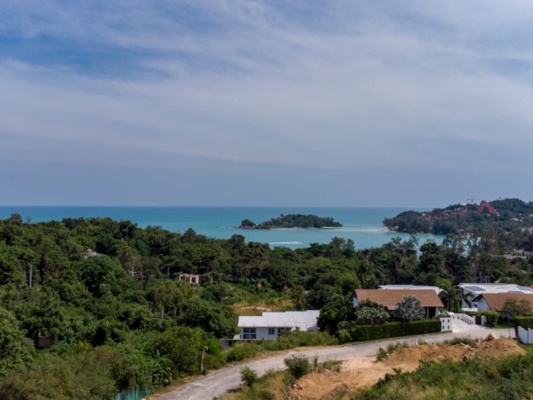 Sunrise, sunset sea view building plot, Choeng Mon, Koh Samui, Thailand