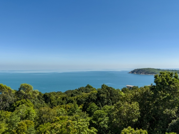 sunrise sea view land, choeng mon, koh samui, thailand