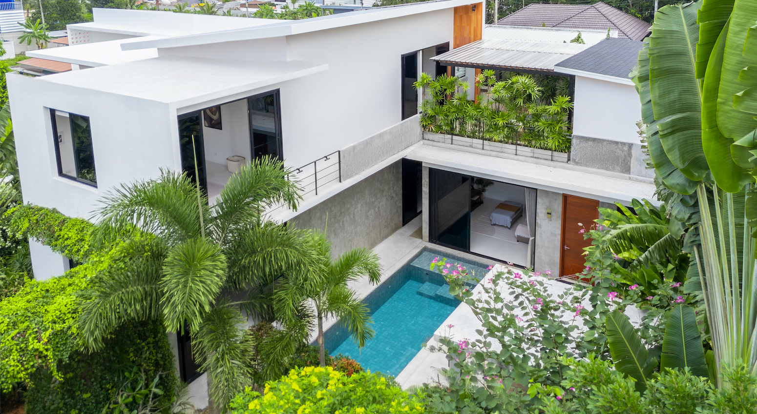 1 6 bedroom pool villa, maenam, koh samui