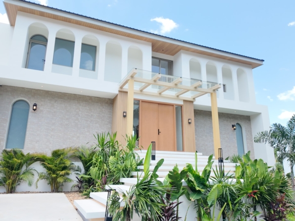 sea view villa, walking distance to choeng mon beach, koh samui