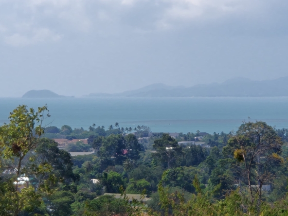 North facing sea view land, Bophut, Koh Samui, Thailand