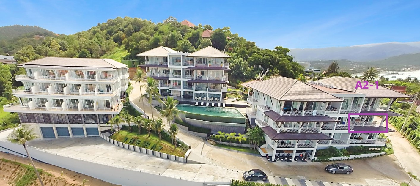 1 2 bedroom sea view condominium, Koh Samui