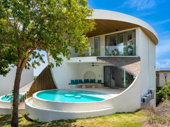 3 bedroom pool villa with east/west views, koh Samui