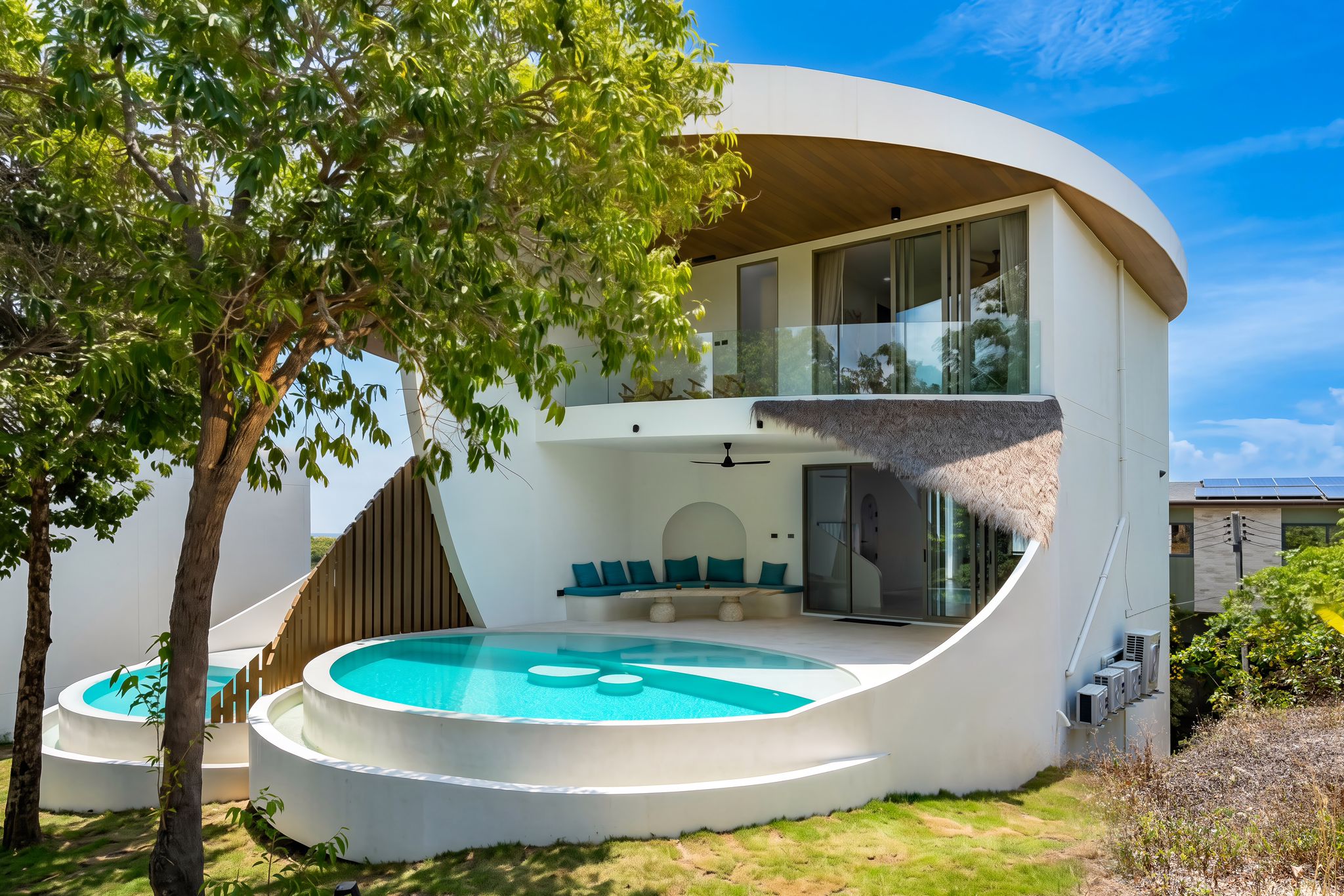 3 bedroom pool villa with east/west views, koh Samui