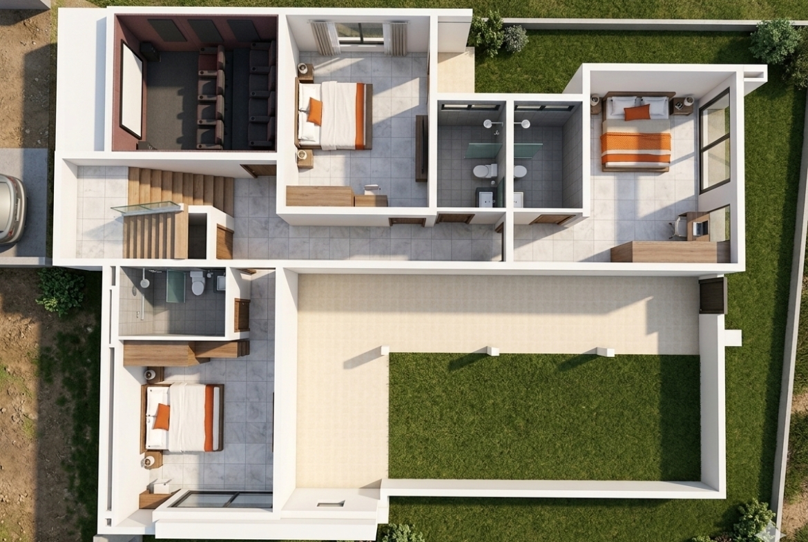 4 bed 4.5 bath Villa Property for sale in Koh Samui in Choeng Mon – HS0892