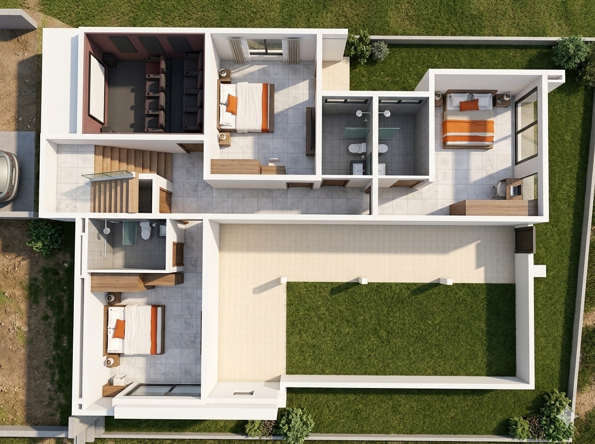 image_cdb24882 4 bed 4.5 bath Villa Property for sale in Koh Samui in Choeng Mon – HS0892
