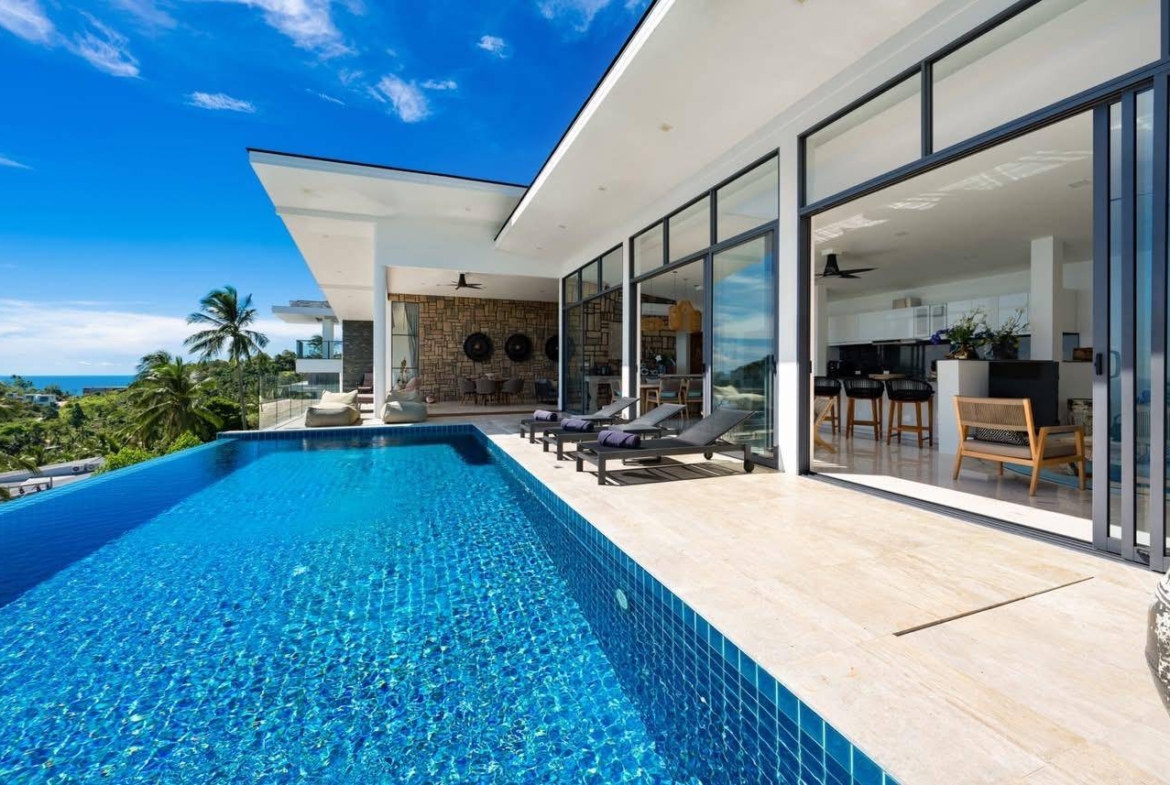 5 bed 6 bath Villa Property for sale in Koh Samui in Chaweng Noi – HS0894