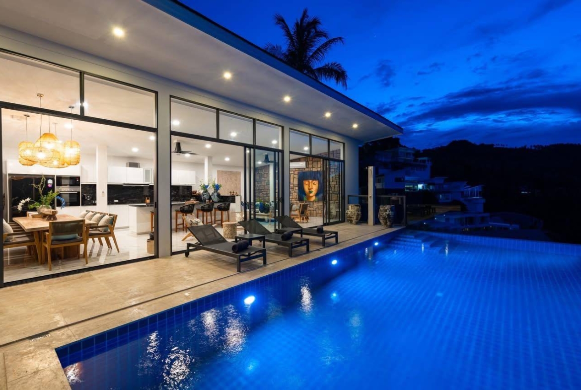 5 bed 6 bath Villa Property for sale in Koh Samui in Chaweng Noi – HS0894