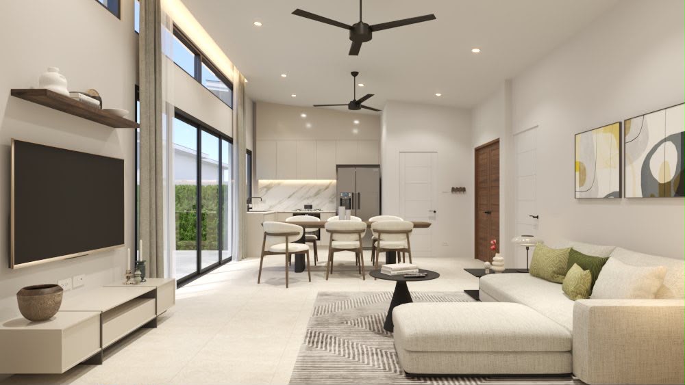 3 bed 3.5 bath Villa  in Bophut – HS0908