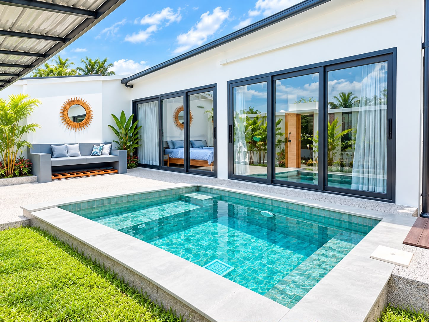 2 1 bed 1 bath Villa in Bang Rak – HS0910