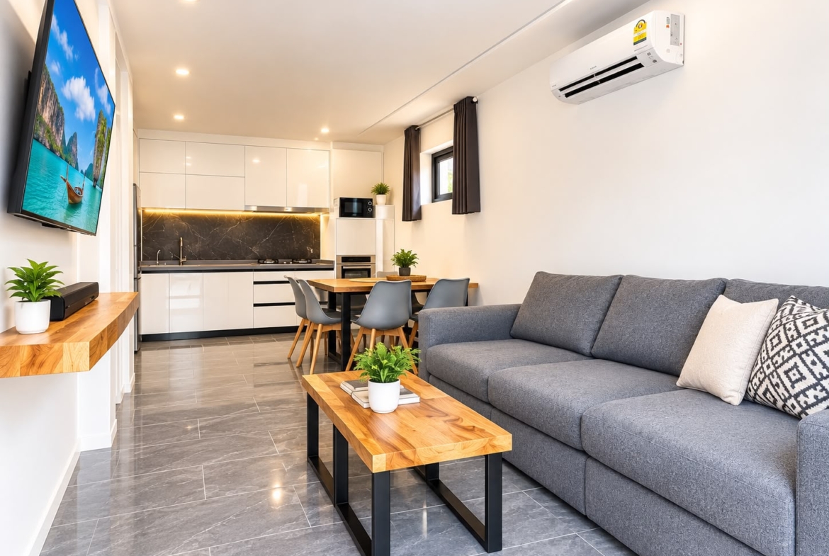 1 bed 1 bath Villa  in Bang Rak – HS0910